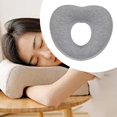 thumbnail image 6 of colcolo Memory Foam Travel Neck Pillow Breathable Pillow for Napping Support Cushion light gray, 6 of 8