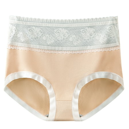 Bigersell Thong Underwear Clearance Womens Cotton Underwear Thong Panty Style P-498 Nylon Brief Panties Thongs Ladies High Waist Briefs Mid Waist Women s Briefs Khaki XL