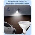 thumbnail image 4 of Bombillas LED EDISHINE PAR38, 18 W, 1800 lm, 5000 K, paquete de 4, 4 of 8