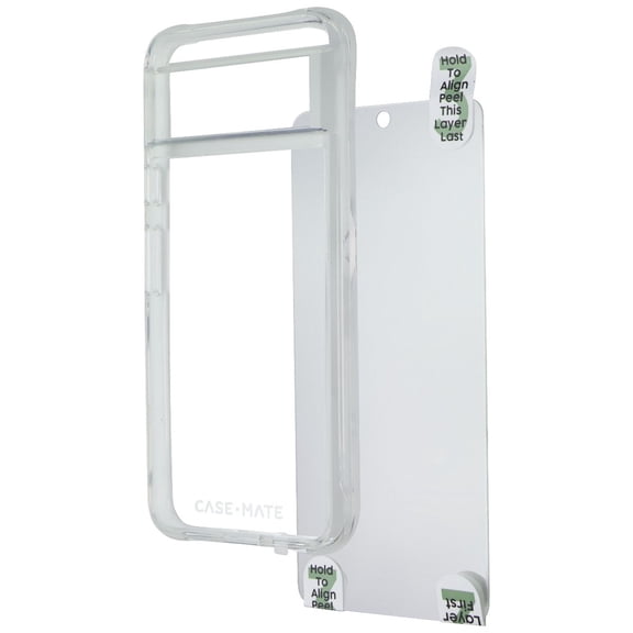 Protection Pack Tough Case and Glass Screen Protector for Google Pixel 8