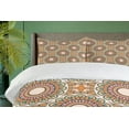 thumbnail image 4 of Ambesonne Abstract Duvet Cover Set, Ethnic Colorful Elements, 2-Calking, Champagne and Multicolor, 4 of 7
