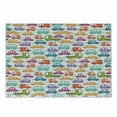 thumbnail image 1 of Cars Cutting Board, Doodle Style Cars with Vibrant Colors Various Types of Vehicles Truck Bus Limousine, Decorative Tempered Glass Cutting and Serving Board, Small Size, Multicolor, by Ambesonne, 1 of 1