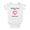 Pink Heart, variant on My Best Friend is A Weimaraner Dog Funny Baby Jumpsuits Newborn Clothes