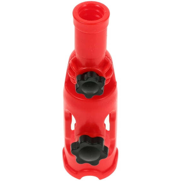 IDEANATEGRATE Red Plastic Paint Brush Extender Holder with Adjustable Length and Secure Clamping 1Pcs