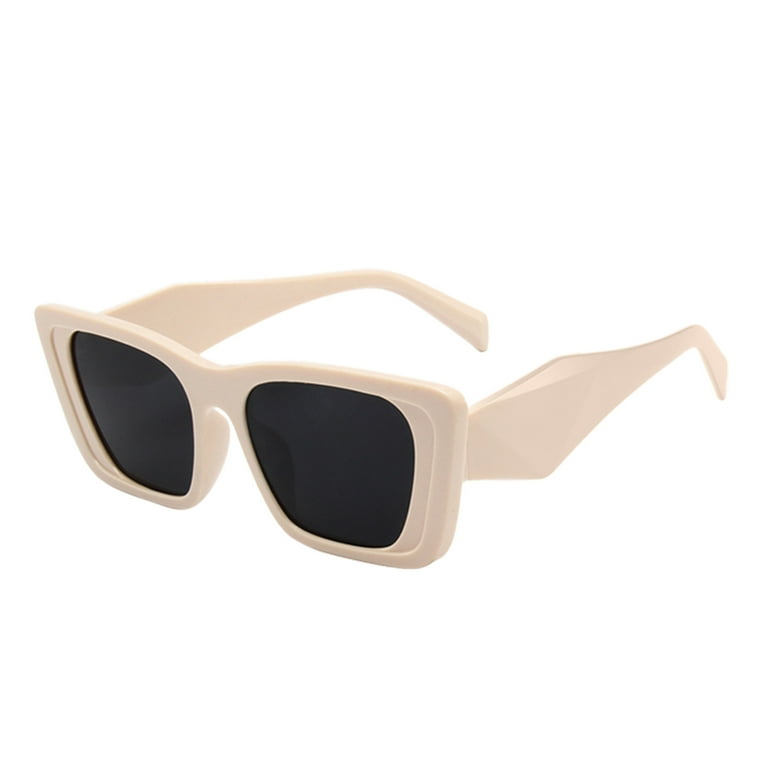 Hontri Sunglasses in Sale Sunglasses Women s Sunglasses Retro Rectangular Glasses Retro Glasses Sun Protection Beach Sunglasses Womens Sunglasses Khaki Walmart