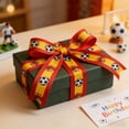 thumbnail image 4 of Cinta de grosgrain con motivos de fútbol y banderas de países para envolver regalos, hacer lazos, decorar fiestas y empaquetar artículos para aficionados al fútbol., 4 of 6
