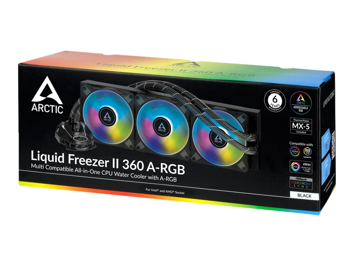 Arctic Liquid Freezer II 360 RGB Multi Compatible 360mm All-in-One CPU  Liquid Cooler