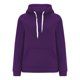 thumbnail image 2 of Sudadera con capucha para mujer, blusa de manga larga y cuello redondo, bolsillo tipo canguro, tejido suave y transpirable, ropa informal para estar en casa, sopatenor, 2 of 9