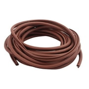 8mm Width Rubber Door Window Glass Strip Seal Draught Excluder Brown 6M Length