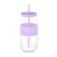 thumbnail image 2 of Vaso My Shop de Vidrio con Tapa, Popote y Agarradera de Silicona para Bebidas Frías de 600 ml., 2 of 4