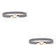 thumbnail image 2 of Guardurnaity Banda de cintura de moda exquisitas correas de cuero universales con hebillas abrigo acolchado Multicolor Día de San Valentín accesorios de Gris 2piezas, 2 of 6