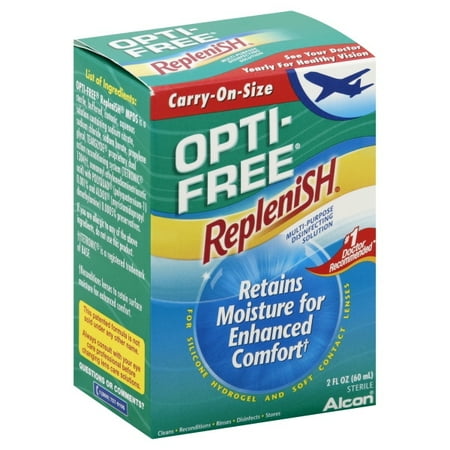 Multi Purpose Disinfecting Solution Opti-Free RepleniSH Multi Purpose Disinfecting Solution-2 oz (60 ml), Carry On Size ()