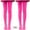 Hot Pink, variant on XMMSWDLA 2pc Women'S Solid Colored Opaque Microfiber Footed Tights Christmas Tights for Women