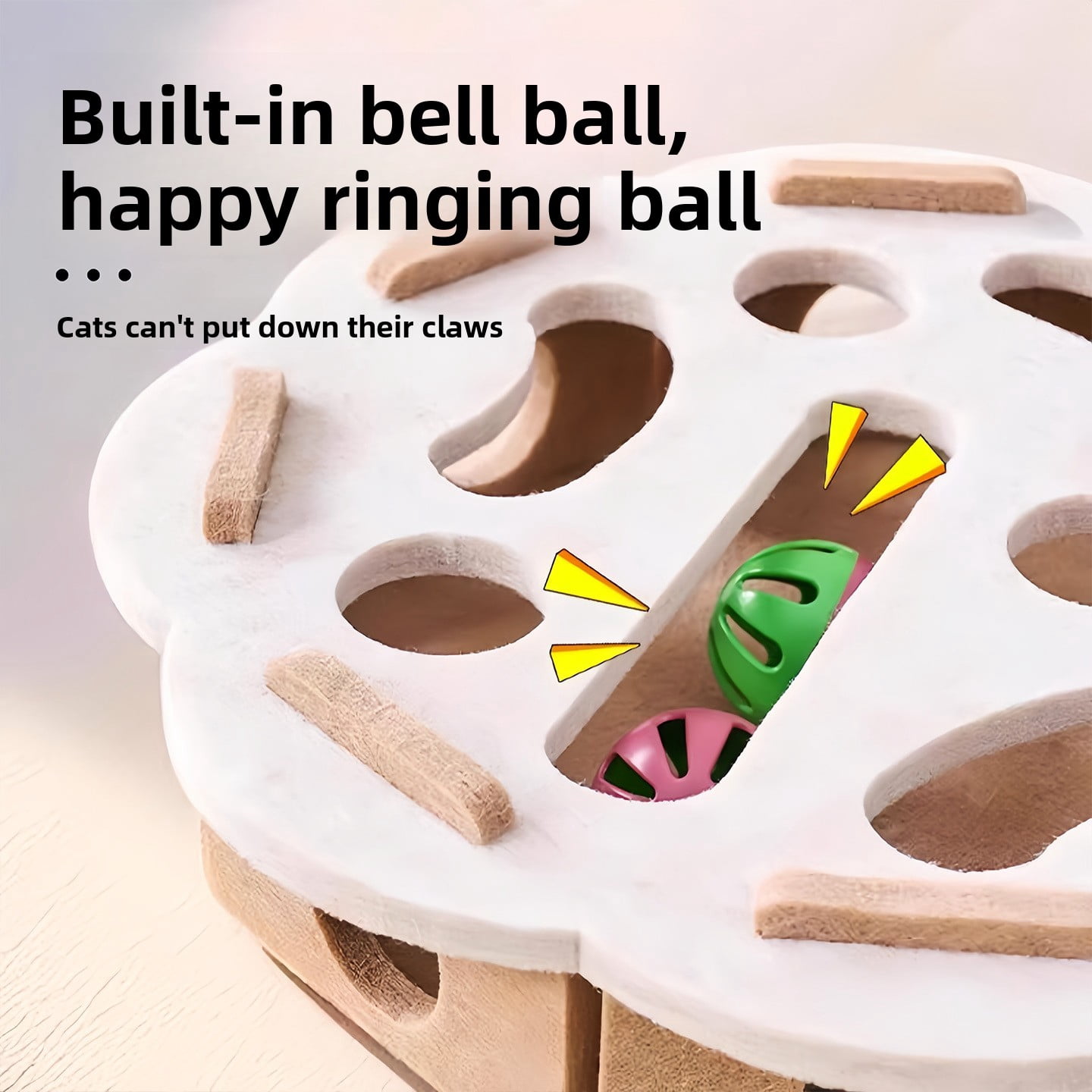 Cat Toy Maze Hole Felt Box Self-Entertainment Boredom Relief Artifact Kitten Pet Cat Puzzle Teaser Bell Ball