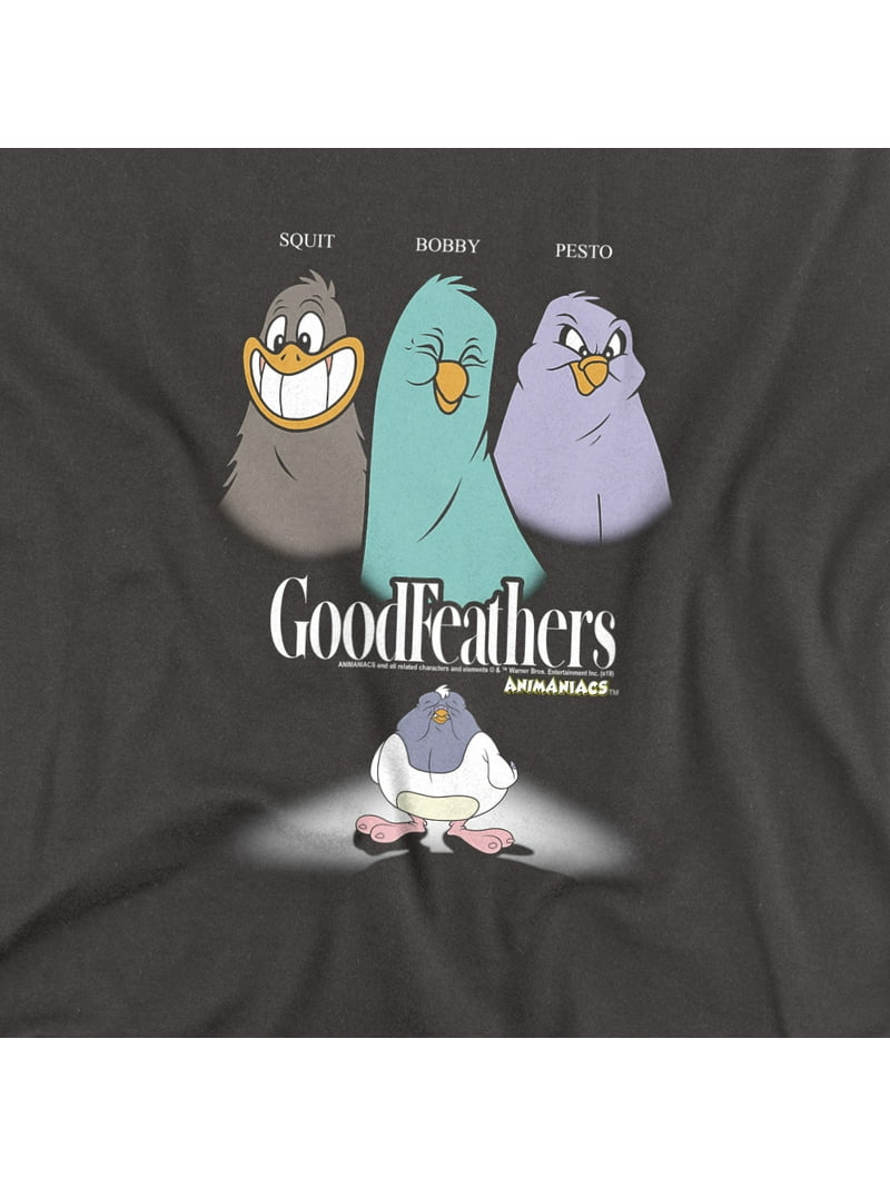 Animaniacs Goodfeathers Women's T Shirt, Charcoal, 2X-Large - Walmart.com, image size:800x1067
