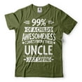 thumbnail image 4 of Funny Uncle Shirt Uncle Gifts Uncle Birthday Tee Gift For Uncle Shirt For Uncle Fathers Day Shirt (5X-Large Black), 4 of 6