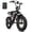 Black, variant on 5TH WHEEL LB16 Peak 1500W Electric Mountain Bike for Adults, 48V 14.5Ah Battery, 20" × 4 Fat Tire, Front Suspension, 7-Speed, UL2849