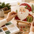 thumbnail image 6 of Christmas Sea Glass Mosaic Art Kit, Sea Glass Art Kit Crafts for Adults, Santa Cauls Resin Handmade Mosaic Art Kits for Tabletop, Home, 6 of 6