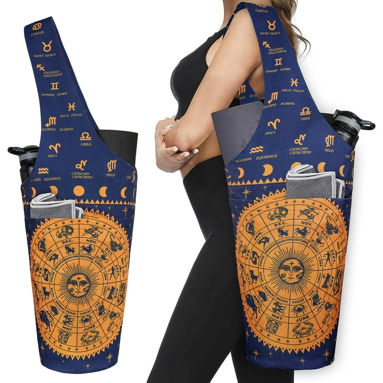 Yoga Mat Bag - Long Tote with Pockets - Holds More Yoga
