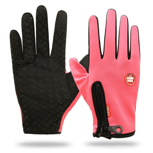 Unisex Winter Touchscreen Gloves Waterproof For Ski Snowboard Bike Sports Wrist Length Polyester