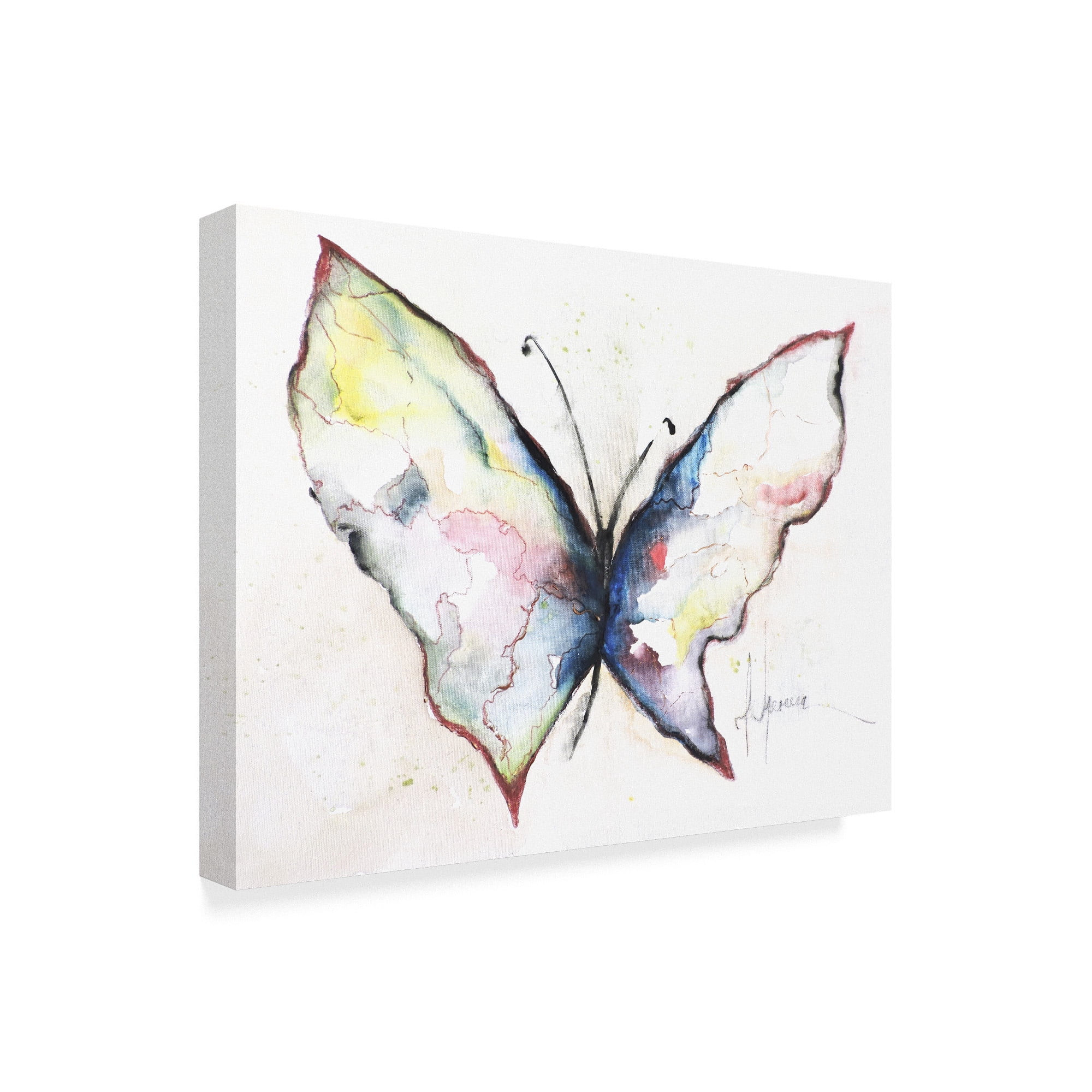 Trademark Fine Art 'Mariposa II' Canvas Art by Leticia Herrera