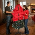 thumbnail image 6 of Vertical Christmas Tree Storage Bag, Protective Cover, Heavy-Duty Fabric for 36x25 Inch Indoor/Outdoor, 6 of 8