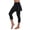 Black, variant on Oalirro Women's Casual Skirt Leggings Tennis Pants Sports Fitness Cropped Culottes