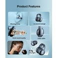 thumbnail image 5 of Bluetooth Earbuds Wireless Ear-Clip TWS Earphones for Lenovo Tab P11 (Gen 2 2023)/(2021) - Bone Conduction Headphones True Stereo Charging Case Hands-free Mic Headset, 5 of 8