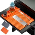 thumbnail image 3 of TUWABEII Griddle Mat Barbeque Grill Accessories Tools, Mat Grill Pad for Outdoor Grill Kitchen Counter Spatula Silicone Mat with Drip Pad for Kitchen, Cooking, Countertop, 3 of 5