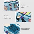 thumbnail image 5 of VONKY Trieur de Formes pour Enfants avec Cinq Blocs de Formes Colorés Bus Musical Modélisation avec Différents Jouets Éducatifs Bleus, 5 of 5