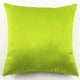 thumbnail image 1 of Funda de cojín de color súper lujo Soft Toss Funda de almohada cuadrada de poliéster Longitud 60x60cm / pulgadas para sala de Verde_60x60cm Colco funda de almohada de tiro cuadrado de seda, 1 of 8
