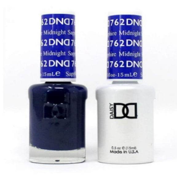 DND 762 Midnight Sapphire Gel & Matching Polish Set - DND Gel & Lacquer