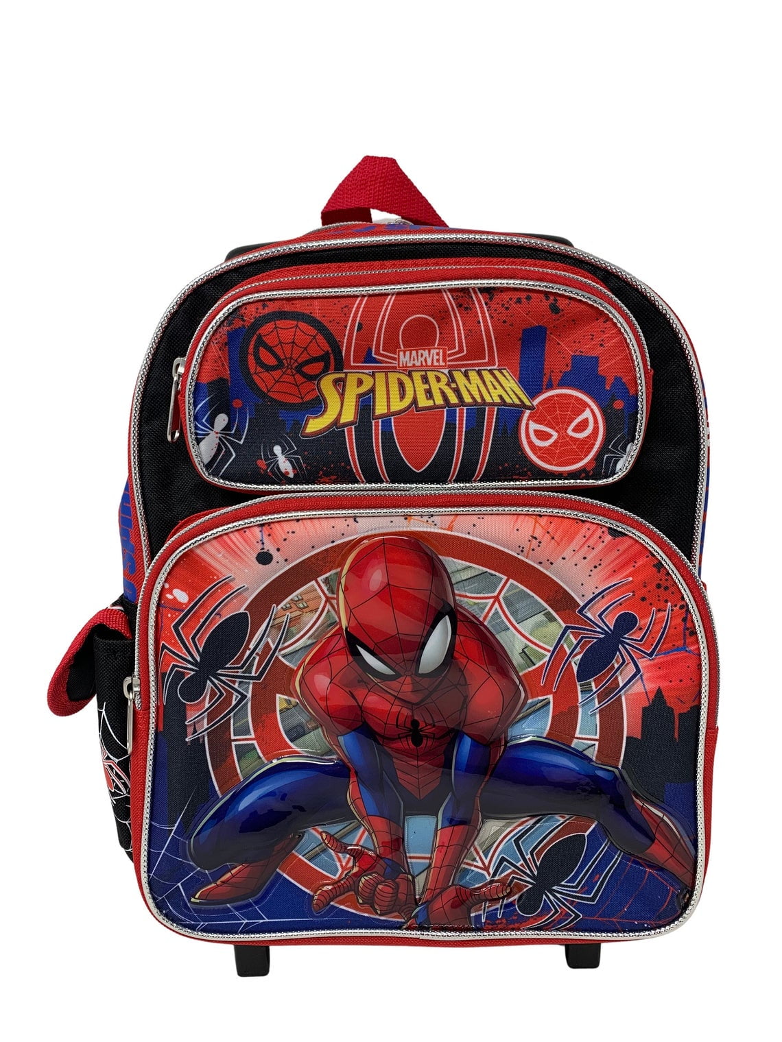 Spiderman Large 16 inches Rolling Backpack - Walmart.com