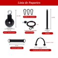 thumbnail image 2 of Y Sistema de Polea de Elevación, Sistema de Polea de Máquina de Cable para Gimnasio, Extensiones de Tríceps Juego de 8 Piezas, Equipo para Entrenamiento de Fuerza Gimnasio en Casa, 2 of 5
