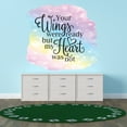 thumbnail image 3 of Quotes & Sayings Wall Decals for Children Bedroom - Memory Quote on Rainbow Coloured Background Memory DIY & Creativity Boy Girl Bedroom Wall Sticker - Size: 10 In x 9 In, 3 of 5