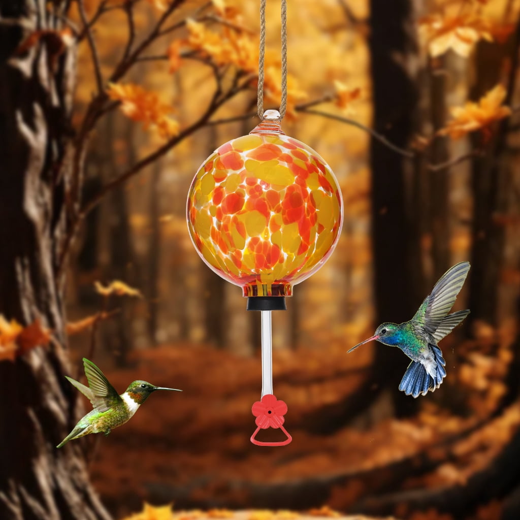 Hummingbird Water Feeder For Outdoor Hanging Durability Construction Leakproof Design Simple Installation Garden