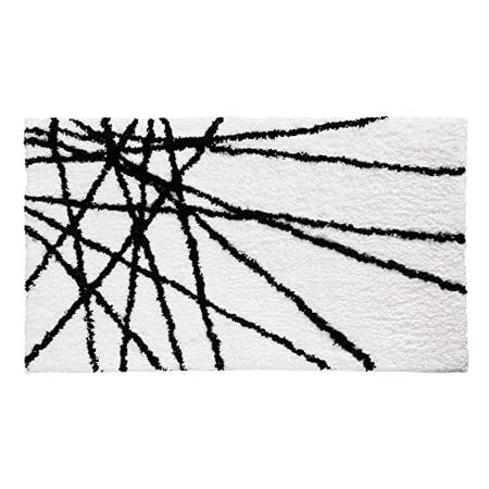 InterDesign Microfiber Abstract Bath Rug