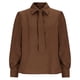 thumbnail image 3 of Eres Más Que una Camisa de Puntuación de Prueba Casual de Manga Larga Blusa de Poliéster de Cuello Redondo para las Mujeres, Camisa de Bufanda Top Mujer Sudadera de Moda para Uso Diario, 3 of 6