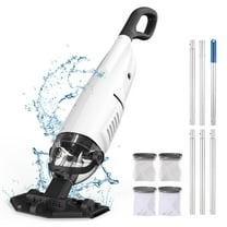 Syvio Cordless Pool Vacuum Cleaner, Handheld Pool Vacuum with 26 Gal/Min Strong Suction Power, 60-Minute Runtime for Above & In-Ground Pools, Spas and Hot Tubs
