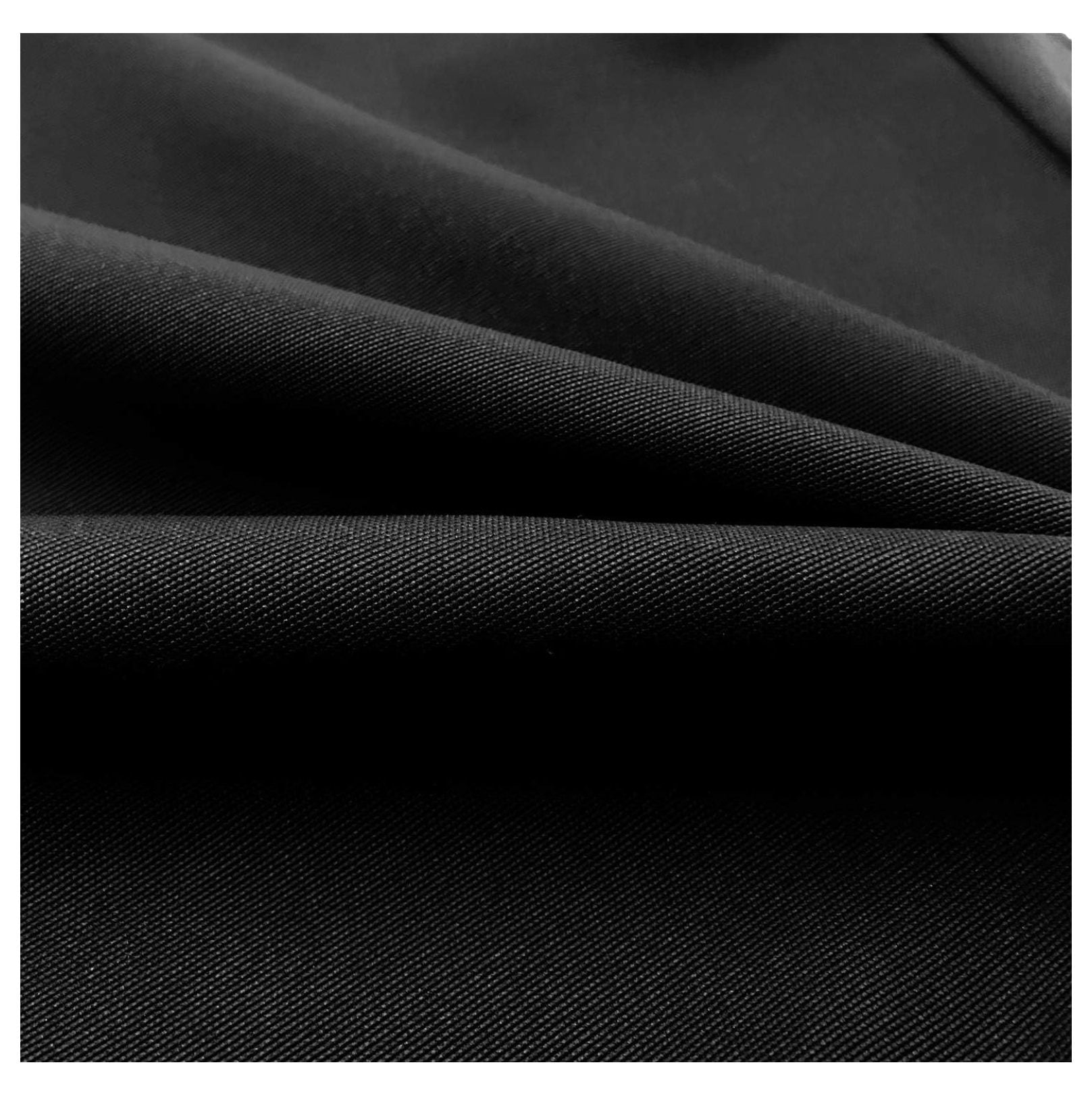 Indoor Outdoor Water High UV Resistant Patio Chair Cushion Cover (Just Black, 22"x20"x4" (4 Covers))