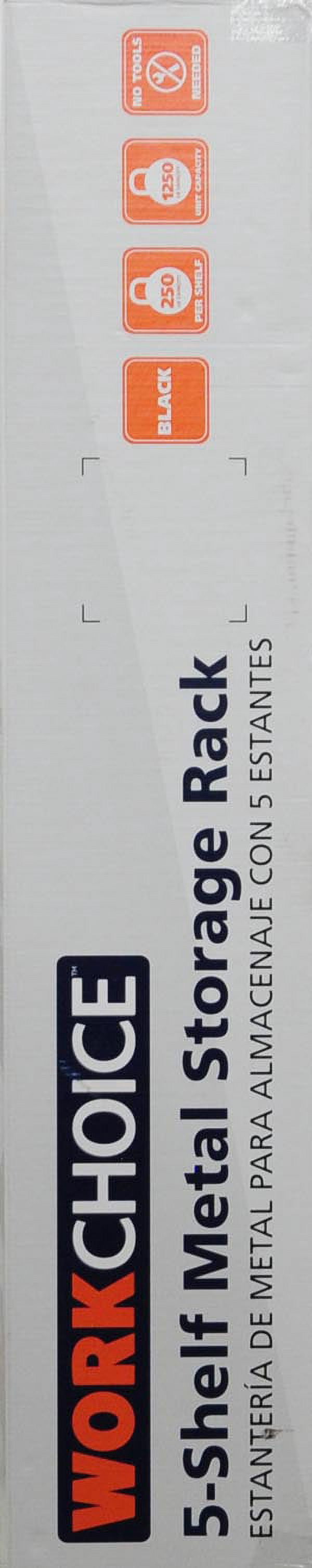 Workchoice 5 Tier Rack Black