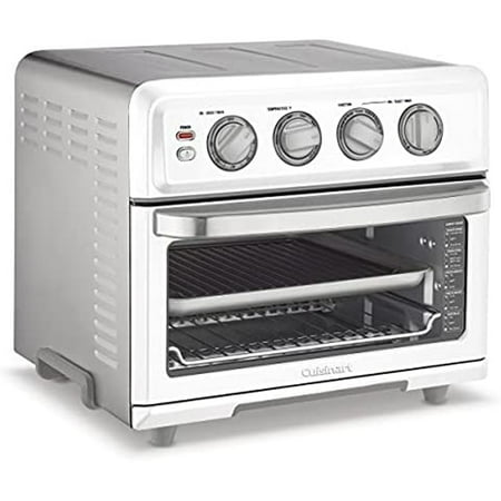 Cuisinart Air Fryer Toaster Oven with Grill - White - TOA-70W: 1800W, Convection Bake, Dishwasher-Safe Parts, Recipes Included