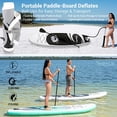 thumbnail image 4 of Inflatable Stand Up Paddle Board - 10’ Ft. Standup Sup Paddle Board W/ Manual Air Pump, Safety Leash, Paddleboard Repair Kit, Storage / Carry Bag - Sup Paddle Board Inflatable - SereneLife SLSUPB06, 4 of 5