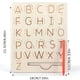 thumbnail image 1 of Wooden Hole Punch Board Children's Early Education Monti Alphabet Graphic Double-sided Blind Punch Board Educational Toy, 1 of 4
