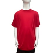 Waimea Sj Kids Solid Dry Fit Crew Neck Red 18