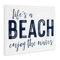 thumbnail image 2 of Stupell Industries Coastal Summer Sentiment Enjoy Waves Canvas Art, 20 x 16, by Lettered and Lined, 2 of 8