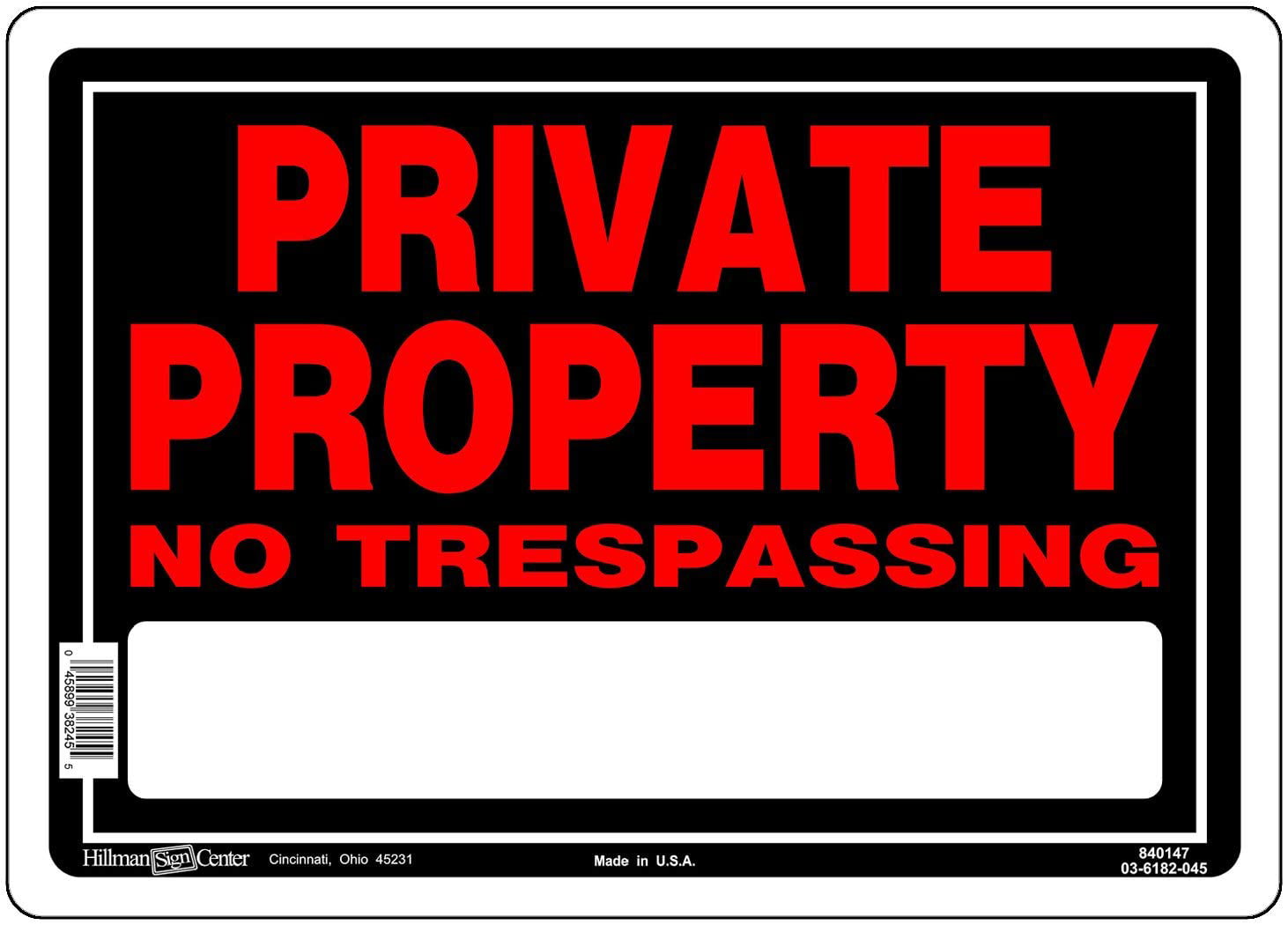 Funny No Trespassing Sign ‘We’re Tired of Hiding the Dead Bodies’ 