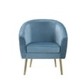 thumbnail image 2 of ACME Chaise d'Appoint Benny en Velours et Or, 2 of 5