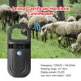 thumbnail image 3 of Kuymtek Escáner de chip de identificación Certificado de mascotas Lector de tarjetas de identificación de animales para perros de mano, 3 of 9