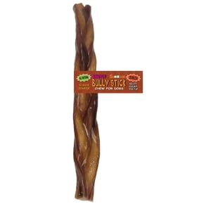 12 Inch Braided Bully Stick With Scoochie Cigar Band/UPC